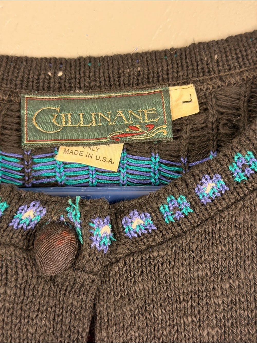 Cullinane butterfly/bow cardigan size large - Picture 2 of 8
